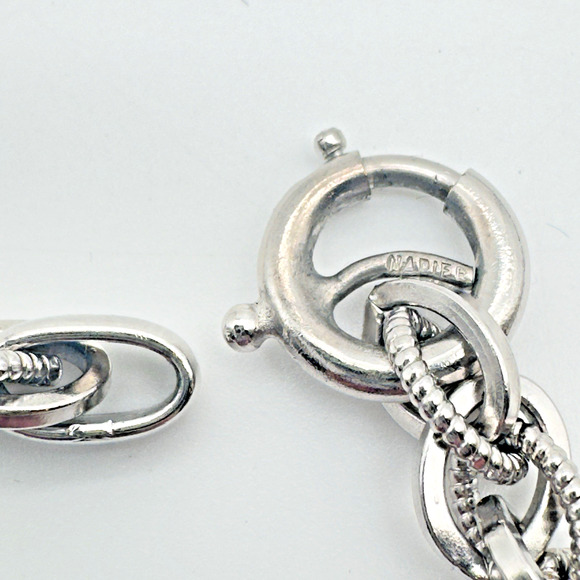 Vintage Napier Necklace Rope Chain Extra Long Opera Flapper Length 59" - Picture 6 of 8